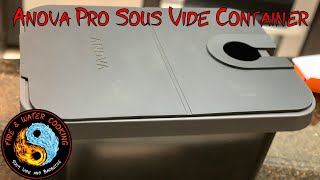 Anova Pro Stainless Steel Insulated Sous Vide Container UnBoxing [upl. by Alleusnoc734]