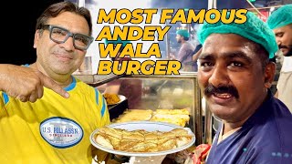 BEST FOOD STREET IN FAISALABAD IN SAMANABAD  ANDEY WALA BURGER  KULFA  PAA  PAKISTAN STREET FOOD [upl. by Ingrid296]