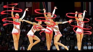 Rhythmic Worlds 2011 Montpellier  Groups AllAround Finals  We are Gymnastics [upl. by Ydnyc]