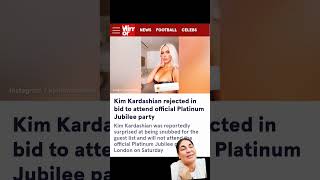 DENIED Kim Kardashian not allowed at the Royal party 🤣🤭 kimkardashian shorts funny [upl. by Eimia703]