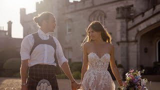 Luxury Scottish Castle Destination Wedding [upl. by Stephine]