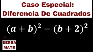 Diferencia De Cuadrados Caso Especial  1 [upl. by Crocker]