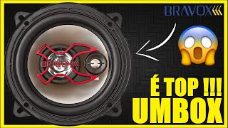 Alto Falante 5quot BRAVOX Triaxial B3X50 X Linha X  unboxing ALANROD [upl. by Atalie]