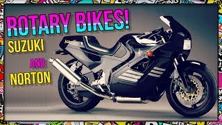 Production Rotary Motorcycles  Suzuki RE5 and the Nortons [upl. by Ade629]