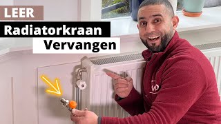 Leer Radiatorkraan vervangen om tot 20 minder gasverbruik hebt [upl. by Ahsenat]