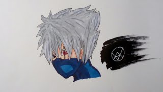 KAKASHI HATAKE ANBU zeichnen Naruto Naruto Shippuden karkjo [upl. by Enohs]