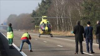 Ongeval vrachtwagens op A67 [upl. by Itsirc916]