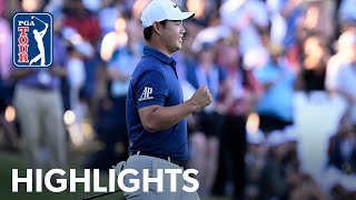 Tom Kim’s winning highlights from the Shriners Childrens Open  2023 [upl. by Ahsilahk]