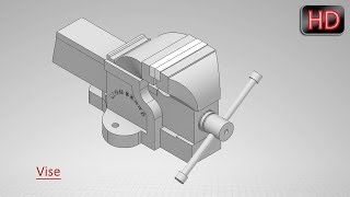 Vise Autodesk Inventor Tutorial [upl. by Radack]