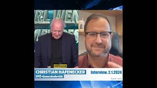 „2024 wird ein spannendes SuperWahljahr“  Christian Hafenecker bei OE24TV [upl. by Nerek]