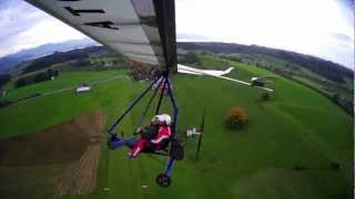 Atos VR 190 First electric twoseater hang glider flight from electricsports GmBh [upl. by Ahmar378]