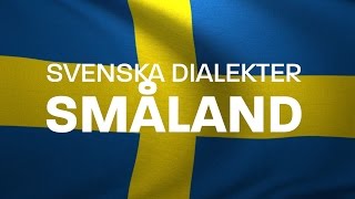 Svenska Dialekter – Småländska – Jönköpingsdialekt Jönköpingsmål Voice To Me [upl. by Aciraa]