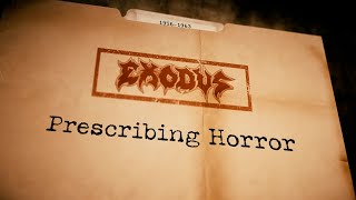 EXODUS  Prescribing Horror OFFICIAL LYRIC VIDEO [upl. by Alphonse]