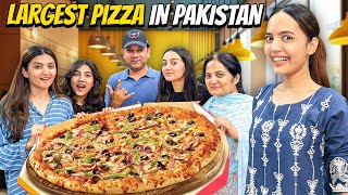 I Ordered the Largest Pizza of Pakistan🍕Sub Ghar walay Shocked hogaye😱Sistrology [upl. by Zwick475]