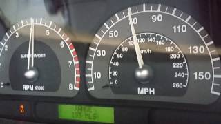 Jaguar S Type R Supercharged 42 V8 Acceleration [upl. by Reuven]