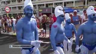 The SMURFS  MASPALOMAS PRIDE  Los Pitufos [upl. by Frye64]