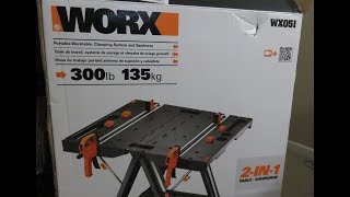 WORX Pegasus Worktable Pros and Cons Video Review [upl. by Niwrud]