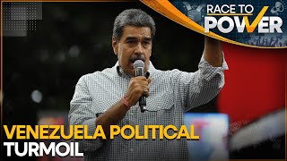 USVenezuela Tensions Plot to overthrow Maduro Govt categorically false  WION Race to Power [upl. by Wistrup]