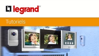 Portier Visiophone Legrand  comment remplacer un interphone par un portier vidéo [upl. by Osana]