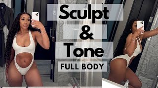 SCULPT your ABS amp BOOTY at Home  No Standing  10 Min [upl. by Brunell]