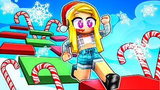 Trinity Plays Christmas Obby in Roblox [upl. by Nickola]