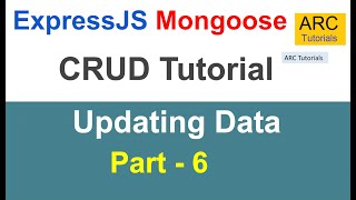 Express and Mongoose CRUD Tutorial  Part 6  Update Functionality [upl. by Calvo]