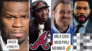 MILK74 DISSES MOB PIRU MEMBER FOR 🌈 50CENT RESPONDS TO OMARI HARDWICK SELLOUT CLAIMS ERICK SERMON [upl. by Yttap275]