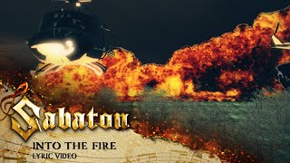 SABATON  Into the Fire Official Lyric Video [upl. by Rida]