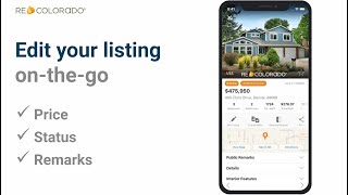 REcolorado App  The Collaborative Home Search App [upl. by Acinom]