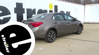 etrailer  How to Install DrawTite Sportframe Trailer Hitch Receiver on your 2017 Toyota Corolla [upl. by Emil]