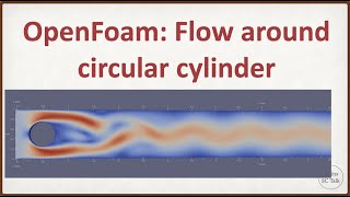 Gmsh amp OpenFoam amp ParaView to create and visualize the flow around cylinder simulation from scratch [upl. by Eibbil968]