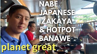 Nabe Japanese Izakaya and Hotpot  Banawe PlanetGreat [upl. by Braasch]