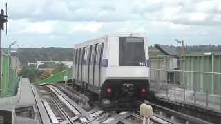 VAL206 et VAL208 NG  Croisement de rames à la station Jolimont sur la ligne A du métro de Toulouse [upl. by Tunnell]