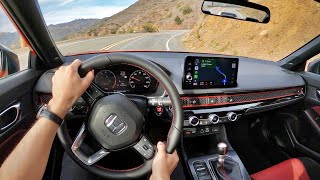 2022 Honda Civic Si Sedan  POV Review [upl. by Llenrahc]