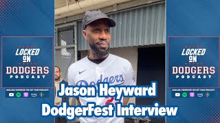 Los Angeles Dodgers OF Jason Heyward Speaks at DodgerFest [upl. by Sig112]