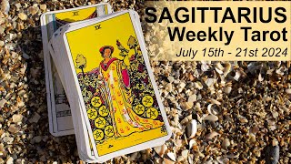 SAGITTARIUS WEEKLY TAROT READING quotGETTING BACK ON YOUR FEETquot July 15th to 21st 2024 weeklyreading [upl. by O'Malley]