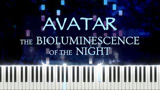 The Bioluminescence of the Night from Avatar by James Horner Piano Cover  Tutorial [upl. by Shaylyn]