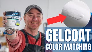 How to Color Match Gelcoat made EASY Expert Tips amp Tricks Revealed [upl. by Narik]