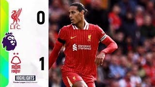 Liverpool vs Nottingham Forest 01 Highlights  Premier League  20242025 [upl. by Takeo]