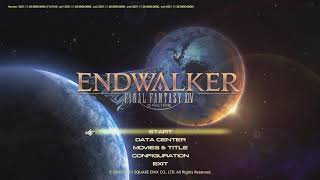 FF14 Endwalker Main menu theme [upl. by Enohpesrep]