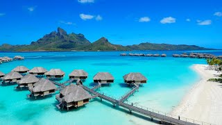 FOUR SEASONS BORA BORA  Phenomenal luxury resort full tour in 4K [upl. by Brom]