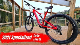 2021 Specialized Turbo Levo SL Comp Carbon REVIEW  The eMTB I didnt know I wanted [upl. by Auqinet]