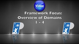 Framework Overview of Domains 1  4 [upl. by Einahpts20]