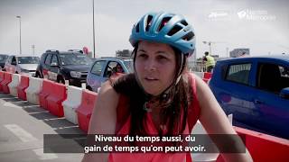 Piétons et vélos gagnent de la place à Nantes [upl. by Baxie]