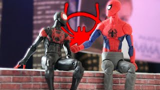 Into The SpiderVerse Deleted Scene Stop Motion [upl. by Soilissav]