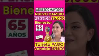 Urgente NUEVO CAMBIO PAGO PENSION Adultos MAYORES💳💰🧓BIENESTAR Anuncia FECHAS🗓️Todos DEBEN SABER👇 [upl. by Tuesday]