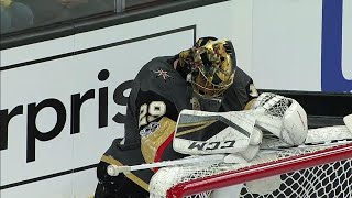 Fleury shaken up after collision with Mantha [upl. by Couhp]