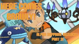 Time for a Brawly Battle Pokemon Alpha Sapphire Nuzlocke Part 3 [upl. by Turro]