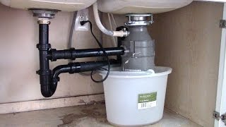 How to install a Garbage Disposal  Step by Step [upl. by Rekrap]