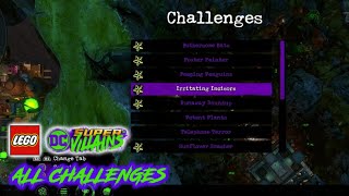 LEGO DC SuperVillains  All Challenges [upl. by Eerpud]